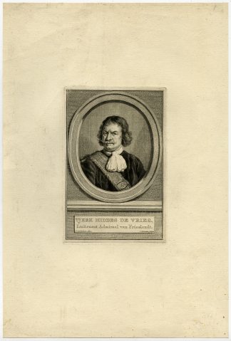 Antique Print-DUTCH HISTORY-PORTRAIT-TJERK HIDDES DE VRIES-Houbraken-1749