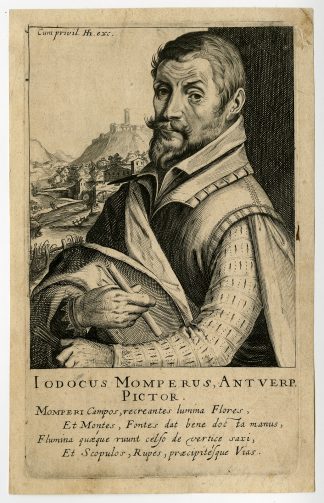 Antique Print-PORTRAIT-JOOS DE MOMPER-ANTWERP-Hondius-1618
