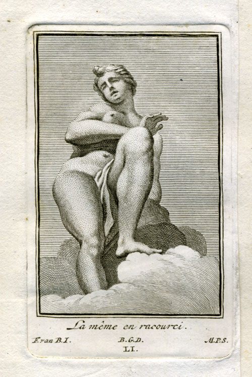 , Antique Print-HESIONE-TROY-Mythology-Bossuit-1727, Pictura Antique Prints