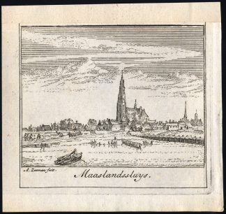 Antique Print-MAASSLUIS-NETHERLANDS-Zeeman-1730