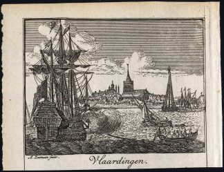Antique Print-VLAARDINGEN-NETHERLANDS-Zeeman-1730