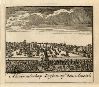 Antique Print-AMSTERDAM-AMSTEL-NETHERLANDS-Zeeman-1730
