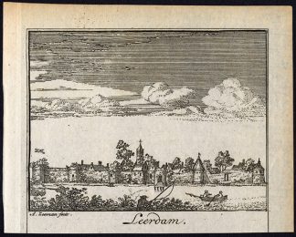 Antique Print-LEERDAM-NETHERLANDS-de Bruin-Zeeman-1730