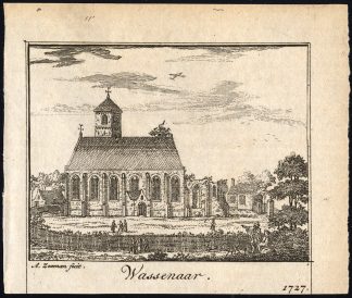 Antique Print-WASSENAAR-NETHERLANDS-Zeeman-1730