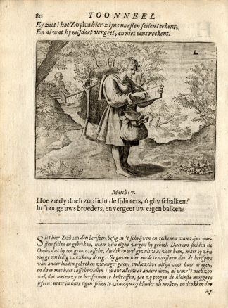 Antique Print-ZOILUS-ZOILOS-CRITISISM-Vondel-1661