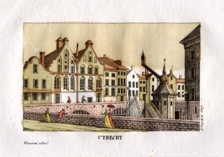 Antique Print-UTRECHT-NETHERLANDS-CANAL-Carr-1820