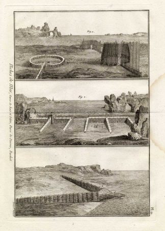 Antique Fishing Print-PARK-STICKS-WALL-Panckoucke-1793