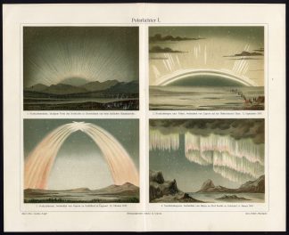 Antique Print-AURORA-POLAR LIGHT-CROWN-Meyers-1902