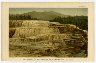 Antique Prints-YELLOWSTONE PARK-GEYSER-USA-Meyers-1900