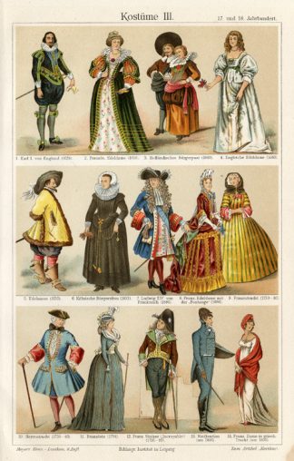 Antique Prints-COSTUMES-NETHERLAND-FRANCE-Meyers-1900