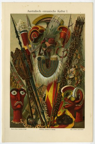 Antique Prints-AUSTRALIAN OCEANIC-POLYNESIA-Meyers-1902