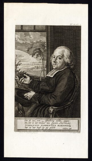 Antique Print-PORTRAIT-JAN FLORIS MARTINET-NETHERLANDS-Martinet-1779