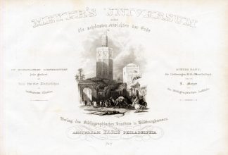 Antique Print-TETOUAN-MOROCCO-TITLE PAGE-Meyer's Universum-1840