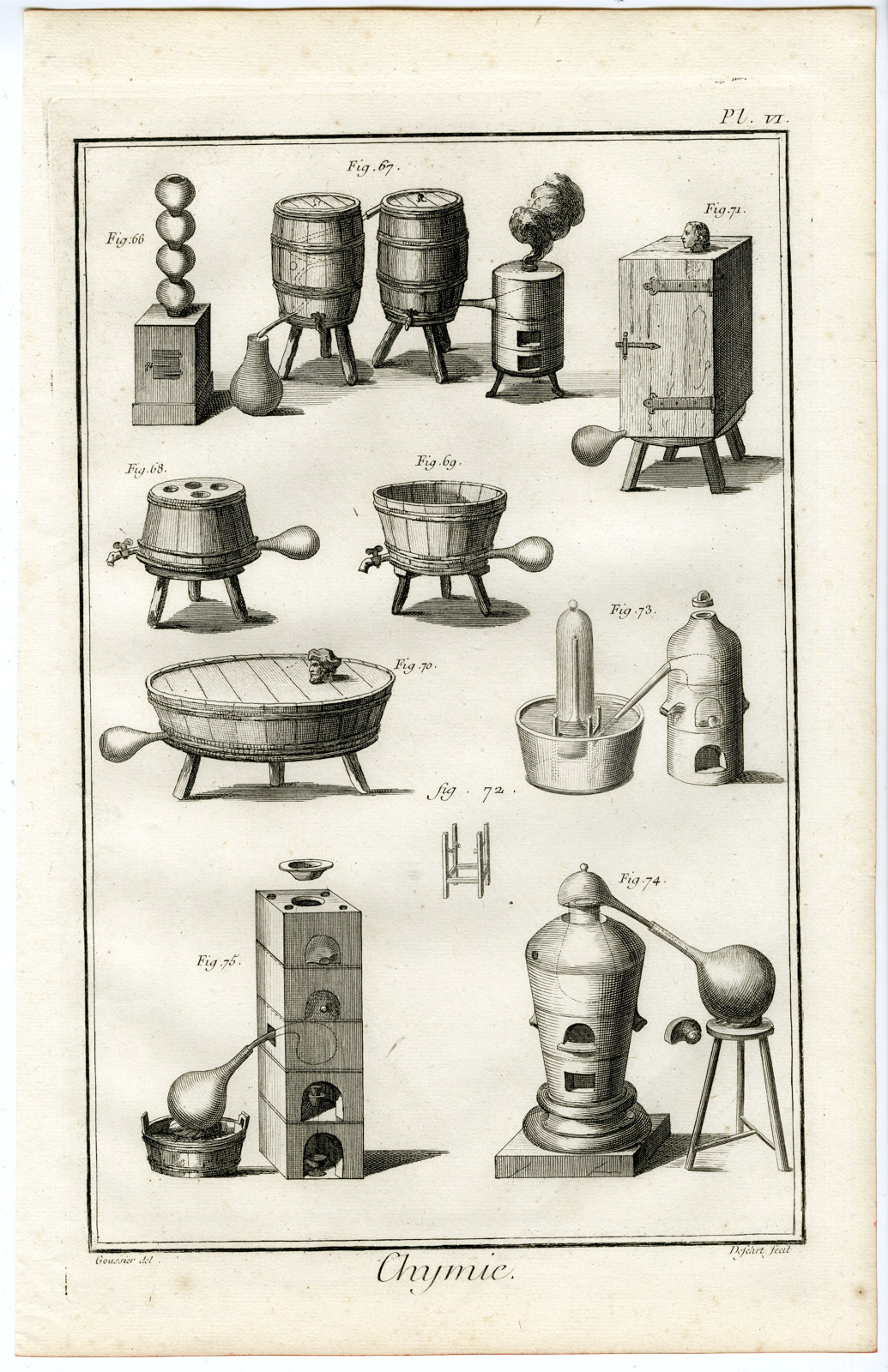 , 24 Antique Prints-CHEMISTRY-CHYMIE-NATURAL SCIENCE-Diderot-Prevost-1751, Pictura Antique Prints