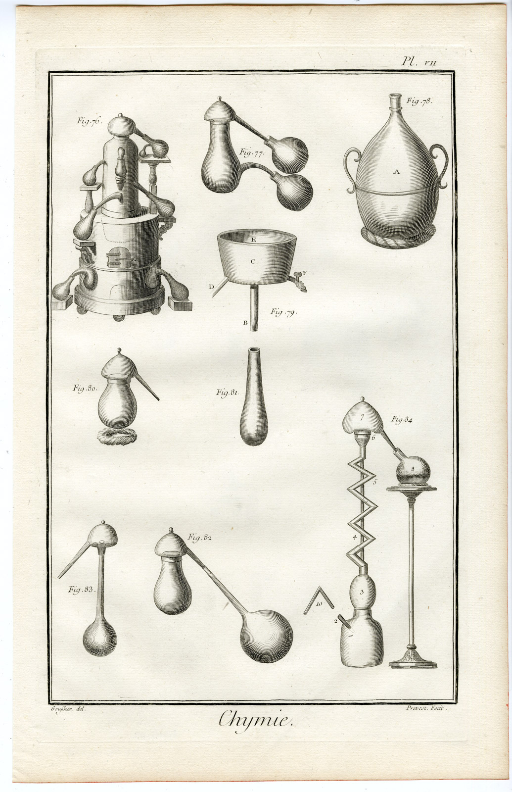 , 24 Antique Prints-CHEMISTRY-CHYMIE-NATURAL SCIENCE-Diderot-Prevost-1751, Pictura Antique Prints