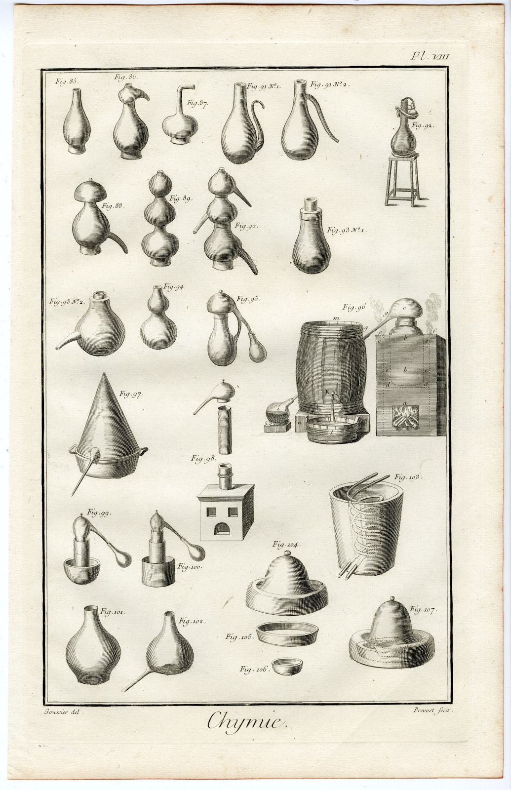 , 24 Antique Prints-CHEMISTRY-CHYMIE-NATURAL SCIENCE-Diderot-Prevost-1751, Pictura Antique Prints