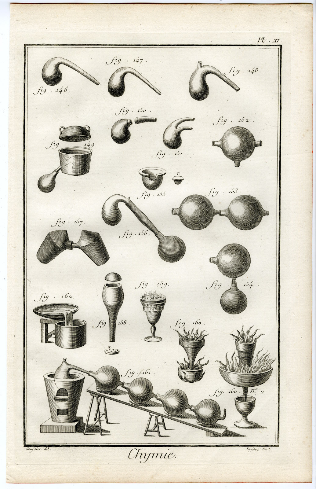 , 24 Antique Prints-CHEMISTRY-CHYMIE-NATURAL SCIENCE-Diderot-Prevost-1751, Pictura Antique Prints