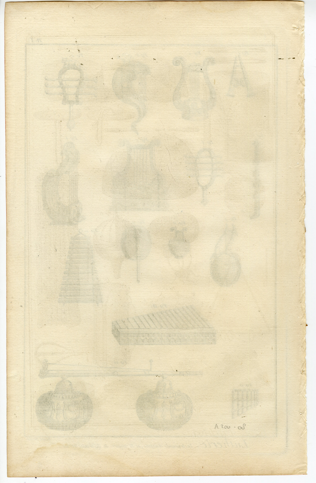 Pictura 01997 416x636 Antique Print-LUTHIER-LUTHERIE-HARP-INSTRUMENTS-MUSIC-Diderot-1751 - Image 2