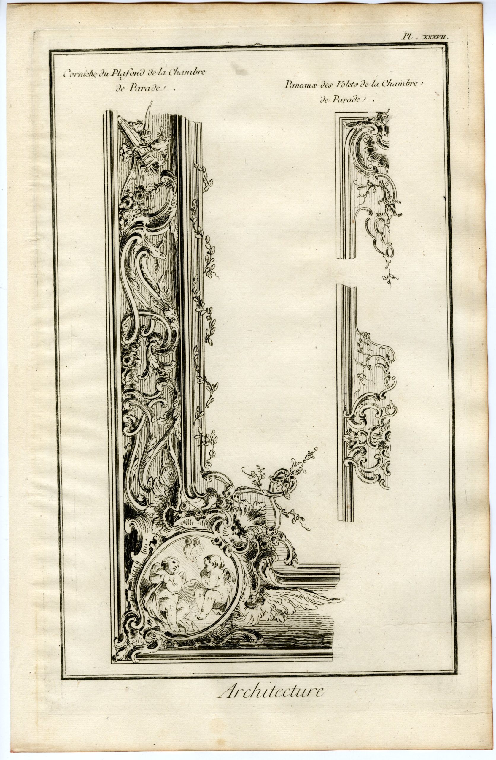 , 9 Antique Prints-ROYAL PALACE-FRANCE-ARCHITECTURE-INTERIOR-PARADE-Diderot-1751, Pictura Antique Prints