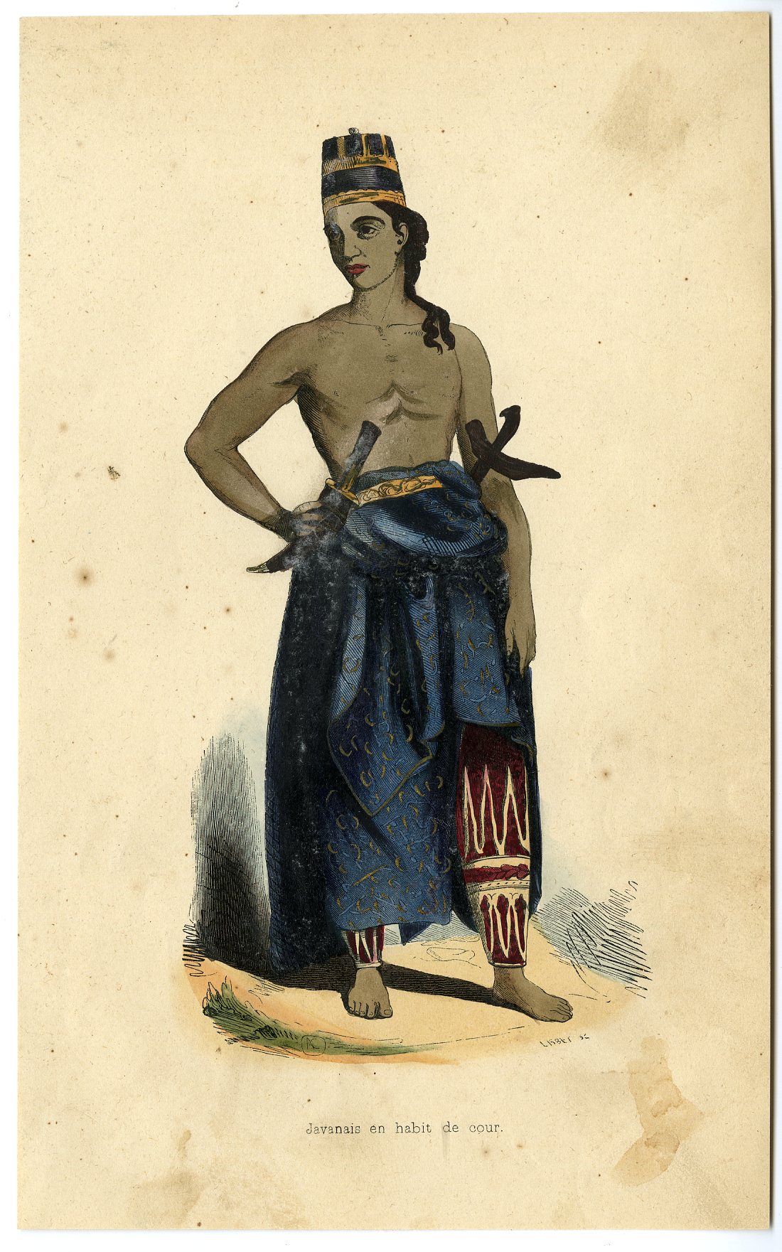 Pictura 15233 416x666 Antique Print-JAVA-INDONESIA-COSTUME-Wahlen-1844