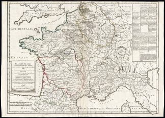 Antique Map-FRANCE-ANCIENT-HISTORIC-FIRST KINGS-Vaugondy-Delamarche-1780