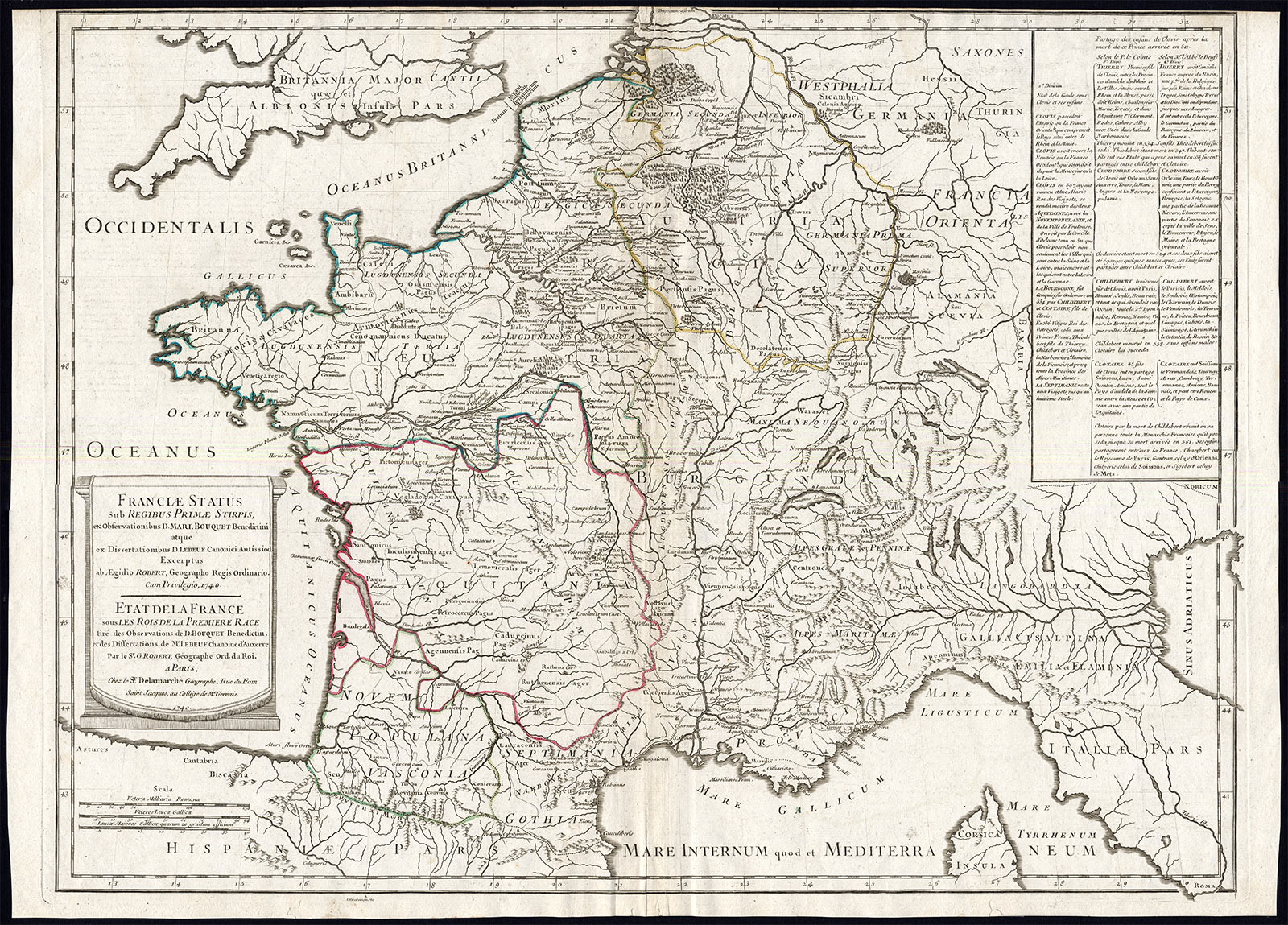Ab2864 416x299 Antique Map-FRANCE-ANCIENT-HISTORIC-FIRST KINGS-Vaugondy-Delamarche-1780