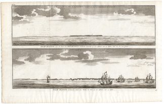 Antique Print-COASTAL VIEWS-CABO BLANCO-CAPE-PATAGONIA-ARGENTINA-Anson-1765