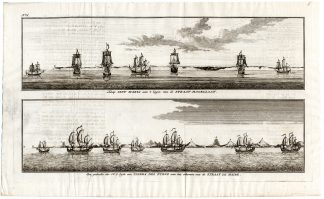 Antique Print-CABO ST. MARIA-LE MAIRE STRAIT-FUEGO-ARGENTINA-Anson-1765