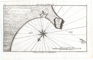 Antique Print-MAP-SEA CHART-PETAPLAN-PANAMA-Anson-1765