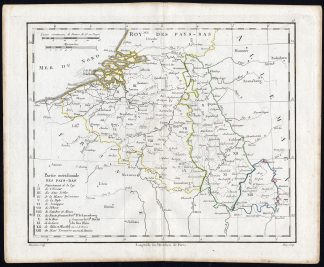 Antique Map-NETHERLANDS-BELGIUM-Vaugondy-1785