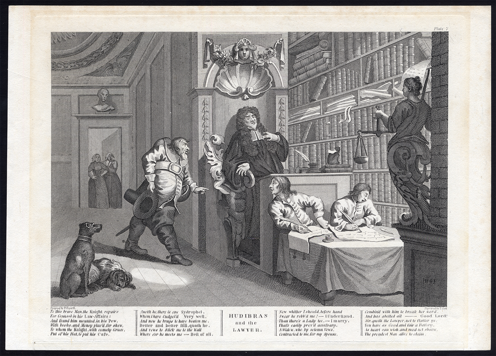 Ab6789 416x299 Antique Master Print-HUDIBRAS-BUTLER-LAWYER-Hogarth-Cook-1822