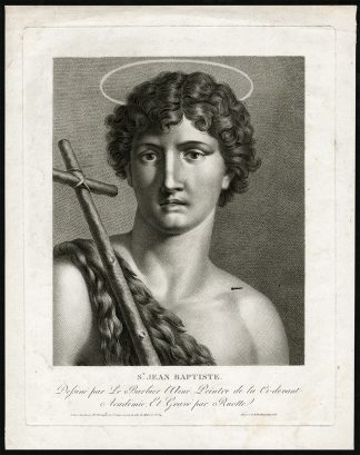 Antique Print-PORTRAIT-SAINT-JEAN BAPTISTE-MOLIERE-Lebarbier-Ruotte-ca. 1770