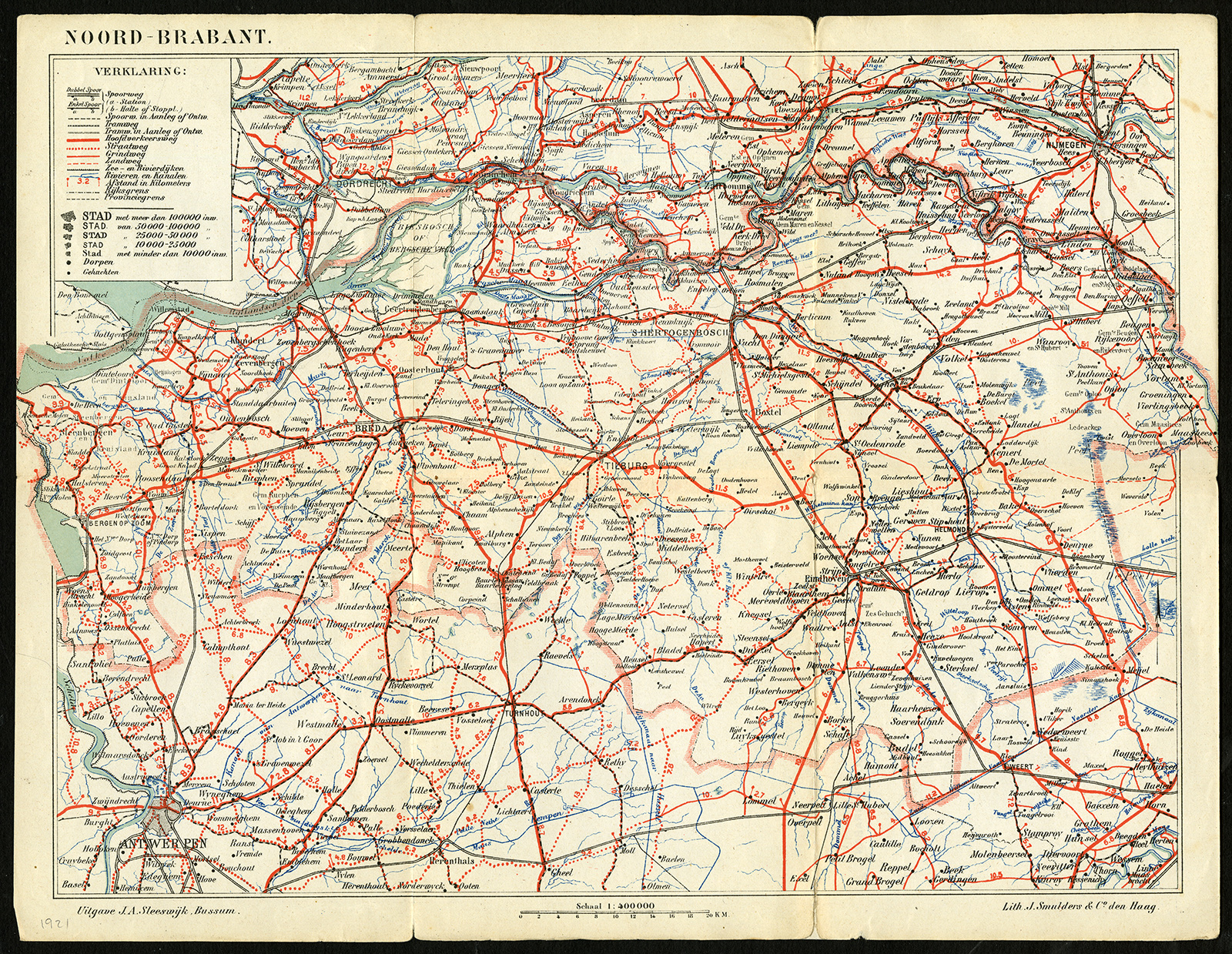 , Antique Print-BRABANT-NETHERLANDS-Smulders-1921, Pictura Antique Prints