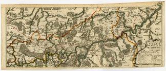Antique Print-NAMUR-HUY-CHARLEROI-LIEGE-BELGIUM-de Fer-1705
