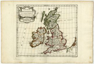 Antique map-ENGLAND-BRITISH ISLES-Vaugondy-Dussy-1778