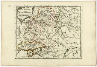 Antique map-EUROPEAN-SOUTHERN RUSSIA-Vaugondy-Dussy-1778
