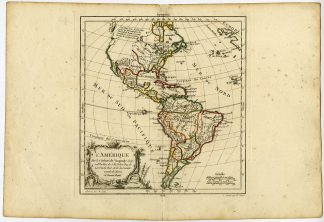 Antique map-NORTH-SOUTH-AMERICA-Vaugondy-Dussy-1778