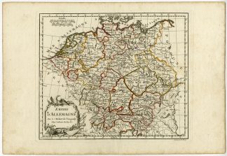 Antique map-GERMAN EMPIRE-Vaugondy-Dussy-1778