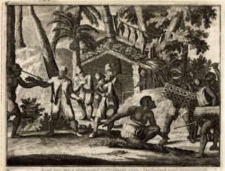 Antique Print-JAVA-ATTACK-VOC-INDONESIA-Schouten-1708