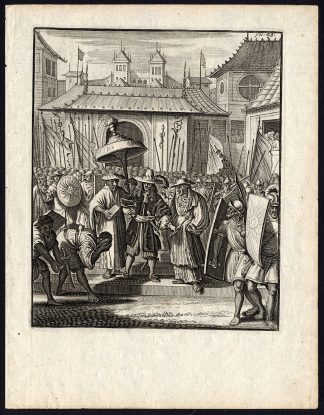 Antique Print-KING OF TERNATE-INDONESIA-Schouten-1708