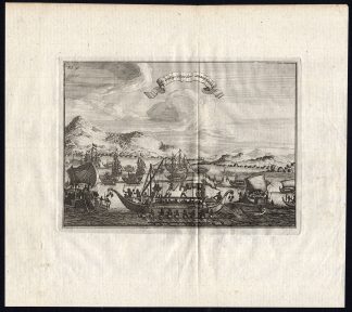 Antique Print-AMBON-INDONESIA-FLEET-SHIPS-Schouten-1708