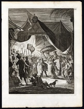 Antique Print-MUSLIM MARRIAGE-INDONESIA-Schouten-1708
