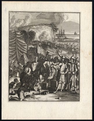 Antique Print-SLAVES-VOC-BALIAPAL-INDIA-Schouten-1708