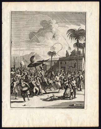 Antique Print-MARRIAGE-BENGAL-INDIA-Schouten-1708