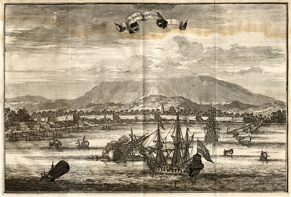 , Antique Print-BANTAM-JAVA-INDONESIA-VOC-Schouten-1708, Pictura Antique Prints