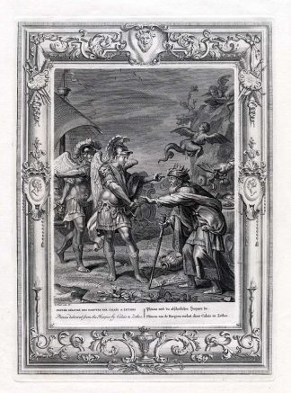 Antique Print-PHINEUS-BOREADS-HARPIES-Picart-1733