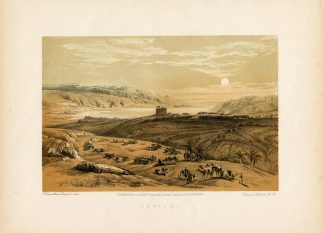 Antique Print-NAZARETH-ISRAEL-ARAB-Roberts-1874