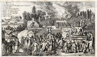 Antique Print-JAPAN-BURIAL-DEITY-RELIGION-Calvor-1705