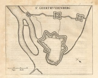 Antique Map-GEERTRUIDENBERG-NETHERLANDS-Blaeu-1649