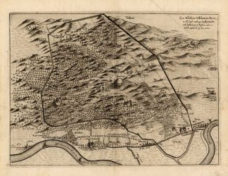 Antique Map-DIEREN-VELUWE-NETHERLANDS-Geelkercken-1654